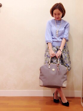 「KATHARINE ROSS（キャサリンロス）のアイテム」を使った、zkさん（レディース・158cm）の冬コーディネート