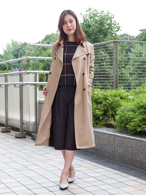 Nbb Staff02 Natural Beauty Basic Natural Beauty Basicのトレンチコートを使ったコーディネート Wear