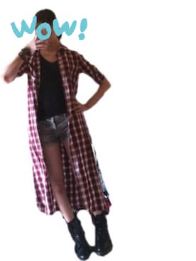 美穂さん（レディース・174cm）の秋コーディネート