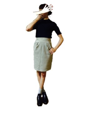 美穂さん（レディース・174cm）の秋コーディネート