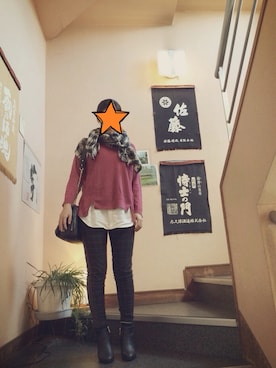 「index（インデックス）のアイテム（ブーティ）」を使った、kimicyoさん（レディース・153cm）の秋コーディネート