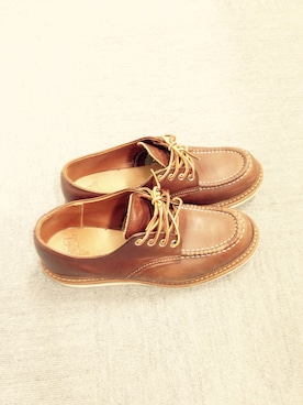 「RED WING SHOES（レッドウィング）のアイテム（モカシン/デッキシューズ）」を使った、Shigehiro Onodaさん（メンズ・166cm）の春コーディネート