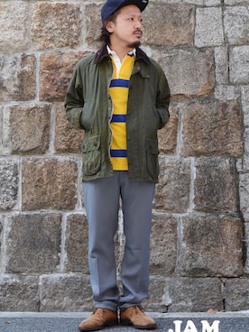 「チャッカブーツ」｜古着屋JAMさん（メンズ・165cm・20代）の夏コーディネート