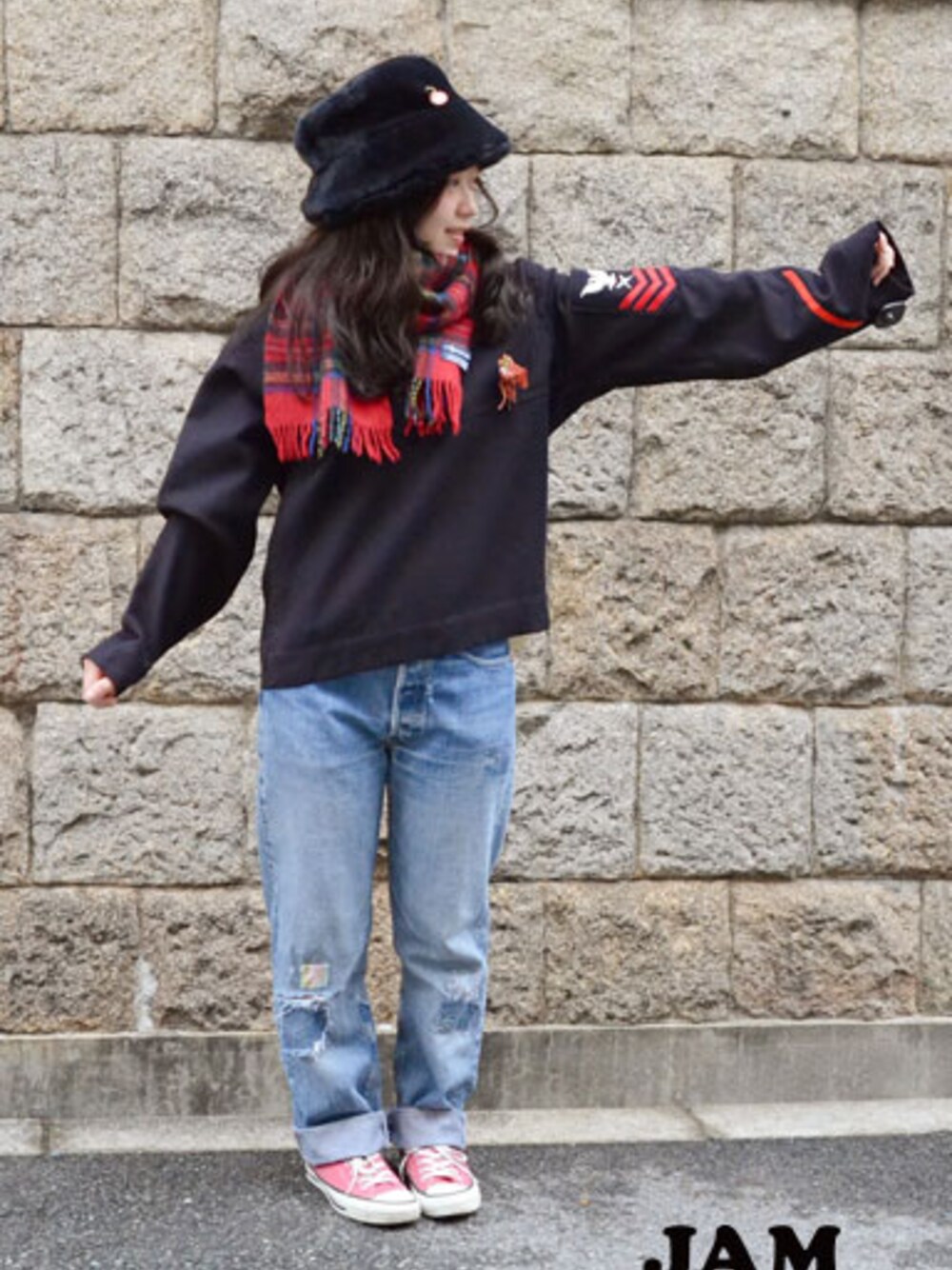古着屋JAM｜CONVERSEのスニーカーを使ったコーディネート - WEAR
