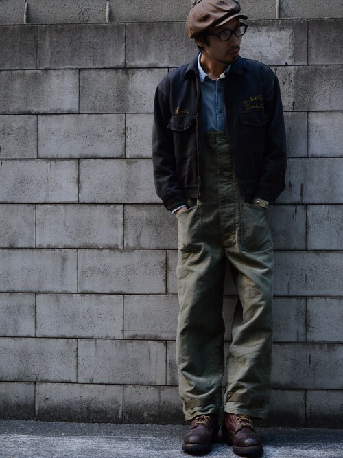 古着屋jam サロペット オーバーオールを使ったコーディネート Wear