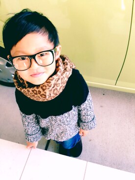 ha_lyuさん（キッズ・100cm）の冬コーディネート