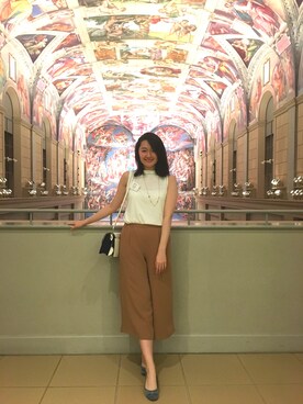 「CLASS（クラス）のアイテム」を使った、Luyi Zhengさん（レディース・172cm）の夏コーディネート
