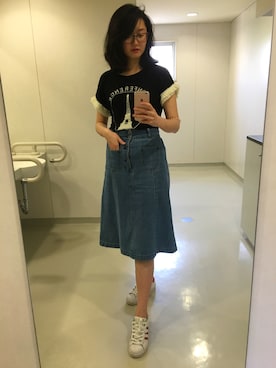 Luyi Zhengさん（レディース・172cm）の秋コーディネート