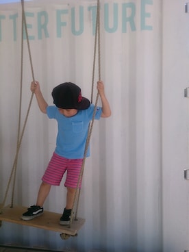 YUIUMIさん（キッズ・100cm）の夏コーディネート