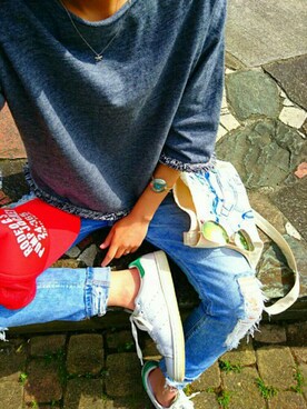 YUIUMIさん（レディース・152cm）の春コーディネート