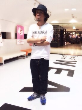 「challenger」｜「アイテム（アナログ腕時計）」を使った、イニシャルBさん（メンズ・165cm）の秋コーディネート