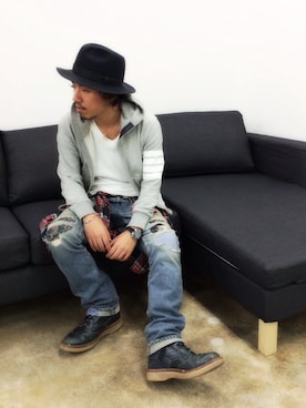 「tricker's」｜「アイテム（アクセサリー）」を使った、イニシャルBさん（メンズ・165cm）の秋コーディネート