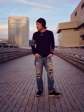 イニシャルBさん（メンズ・165cm）の冬コーディネート