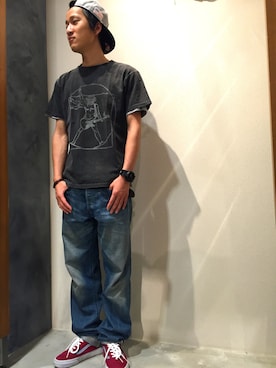 「johnbull」｜「アイテム（アナログ腕時計）」を使った、H.Aさん（メンズ・170cm）の夏コーディネート