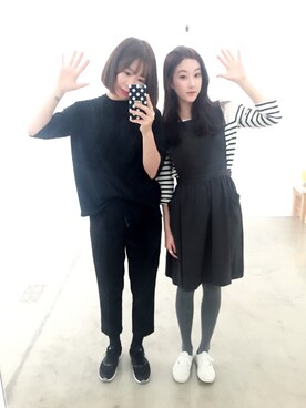 「와이드팬츠」｜jirong_kさん（レディース・168cm）の冬コーディネート