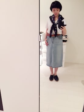 「KATESPADESATURDAYS」｜koroさん（レディース・155cm）の夏コーディネート