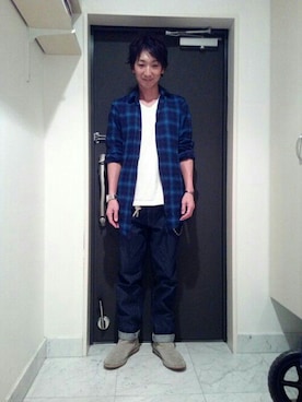 「CEBO（セボ）のアイテム」を使った、あんだって？さん（メンズ・176cm）の秋コーディネート