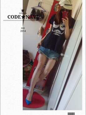 NnF★K15さん（レディース・167cm）の夏コーディネート