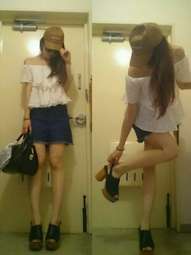 NnF★K15さん（レディース・167cm）の夏コーディネート