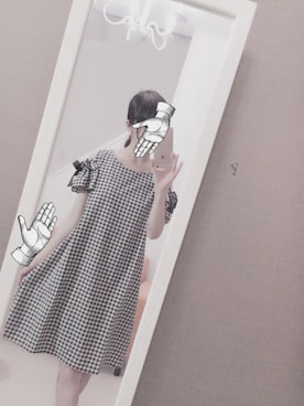 「tocco（トッコ）のアイテム（ワンピース/ドレス）」を使った、はるさん（レディース・154cm）の夏コーディネート