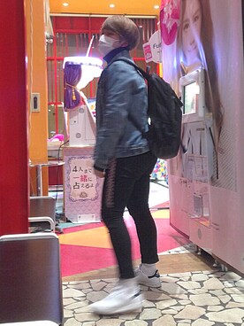 「stansmith」｜「アイテム（ジャケット/アウター）」を使った、WATARUさん（メンズ・172cm）の春コーディネート