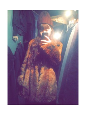 「アイテム（その他アウター）」を使った、あーやんかうかう.さん（レディース・156cm・10代）の冬コーディネート