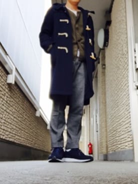 「LUNGE（ルンゲ）のアイテム」を使った、mune16さん（メンズ・170cm）の秋コーディネート