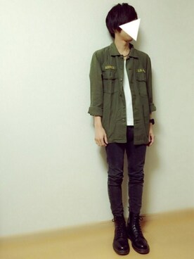 「BEAUTY&YOUTH UNITED ARROWS（ビューティーアンドユースユナイテッドアローズ）の＜G-SHOCK＞ DW-D5600P-1JF/腕時計（アナログ腕時計）」を使った、knstさん（メンズ・166cm）の春コーディネート