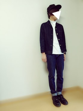 「GRASUM（グラッサム）のアイテム」を使った、knstさん（メンズ・166cm）の春コーディネート