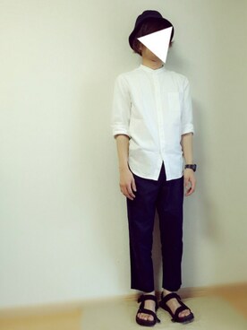 「BEAUTY&YOUTH UNITED ARROWS（ビューティーアンドユースユナイテッドアローズ）の＜G-SHOCK＞ DW-D5600P-1JF/腕時計（アナログ腕時計）」を使った、knstさん（メンズ・166cm）の夏コーディネート