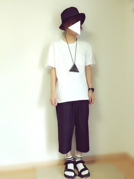 「BEAUTY&YOUTH UNITED ARROWS（ビューティーアンドユースユナイテッドアローズ）の＜G-SHOCK＞ DW-D5600P-1JF/腕時計（アナログ腕時計）」を使った、knstさん（メンズ・166cm）の夏コーディネート