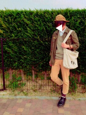 knstさん（メンズ・166cm）の春コーディネート