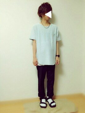 「BEAUTY&YOUTH UNITED ARROWS（ビューティーアンドユースユナイテッドアローズ）の＜G-SHOCK＞ DW-D5600P-1JF/腕時計（アナログ腕時計）」を使った、knstさん（メンズ・166cm）の夏コーディネート