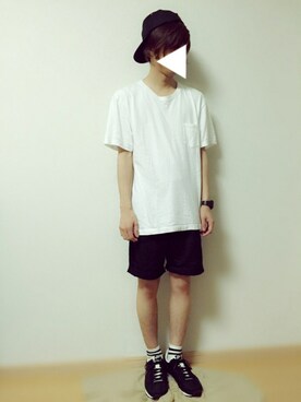「BEAUTY&YOUTH UNITED ARROWS（ビューティーアンドユースユナイテッドアローズ）の＜G-SHOCK＞ DW-D5600P-1JF/腕時計（アナログ腕時計）」を使った、knstさん（メンズ・166cm）の夏コーディネート