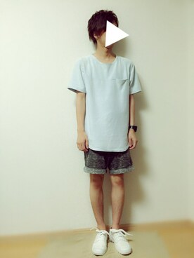 「BEAUTY&YOUTH UNITED ARROWS（ビューティーアンドユースユナイテッドアローズ）の＜G-SHOCK＞ DW-D5600P-1JF/腕時計（アナログ腕時計）」を使った、knstさん（メンズ・166cm）の夏コーディネート