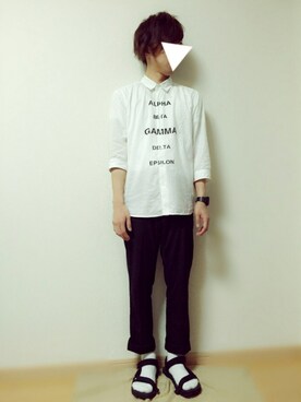 「BEAUTY&YOUTH UNITED ARROWS（ビューティーアンドユースユナイテッドアローズ）の＜G-SHOCK＞ DW-D5600P-1JF/腕時計（アナログ腕時計）」を使った、knstさん（メンズ・166cm）の夏コーディネート
