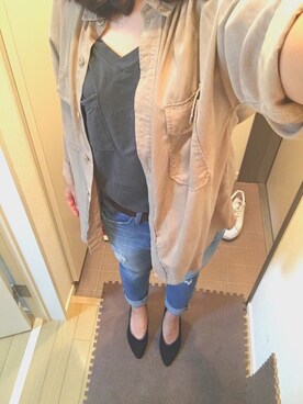 ゆんさん（レディース・159cm）の秋コーディネート