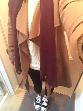 ゆんさん（レディース・159cm）の秋コーディネート