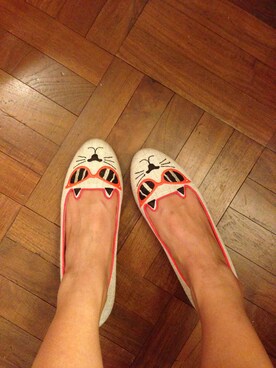 「Charlotte Olympia（シャーロットオリンピア）のアイテム（その他シューズ）」を使った、Jenniferさん（レディース・163cm）の春コーディネート