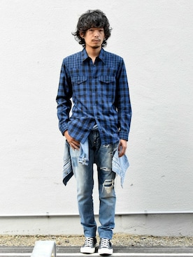 makotoasahinaさん（メンズ・170cm）の秋コーディネート