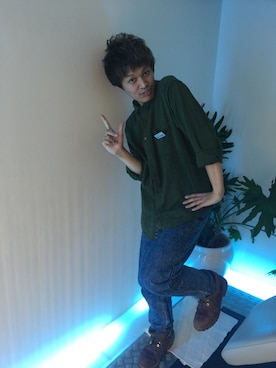 「チチカカ」｜「アイテム（ジャケット/アウター）」を使った、たくまさん（メンズ・180cm）の冬コーディネート