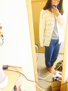 「三角」｜いおりさん（レディース・157cm）の夏コーディネート