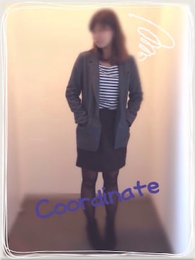 「#ジャケット」｜「アイテム（ノーカラージャケット）」を使った、Natsuさん（レディース・165cm）の春コーディネート