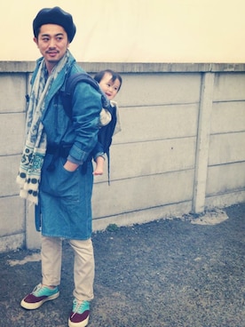「Violet Buffalo Wallows（ヴァイオレットバッファローワローズ）のアイテム」を使った、Souさん（メンズ・165cm）の秋コーディネート