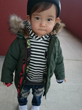 Haaa-Kunさん(キッズ・90cm)の冬コーディネート