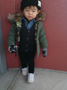 Haaa-Kunさん(キッズ・90cm)の冬コーディネート