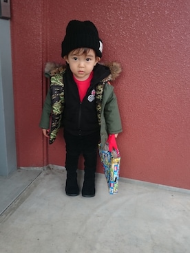 Haaa-Kunさん(キッズ・90cm)の冬コーディネート