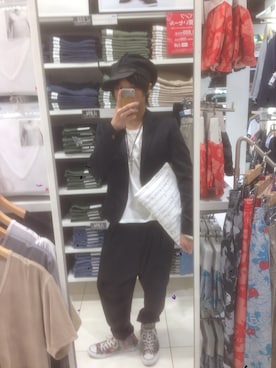 ニャンちゅうさん（メンズ・167cm）の春コーディネート