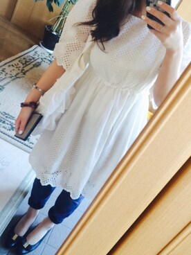 「Crisp」｜𖧧 ˒˒めんさん（レディース・153cm）の春コーディネート