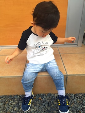 saaakuuu☺︎さん（キッズ・80cm）の夏コーディネート